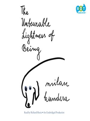 cover image of The Unbearable Lightness of Being